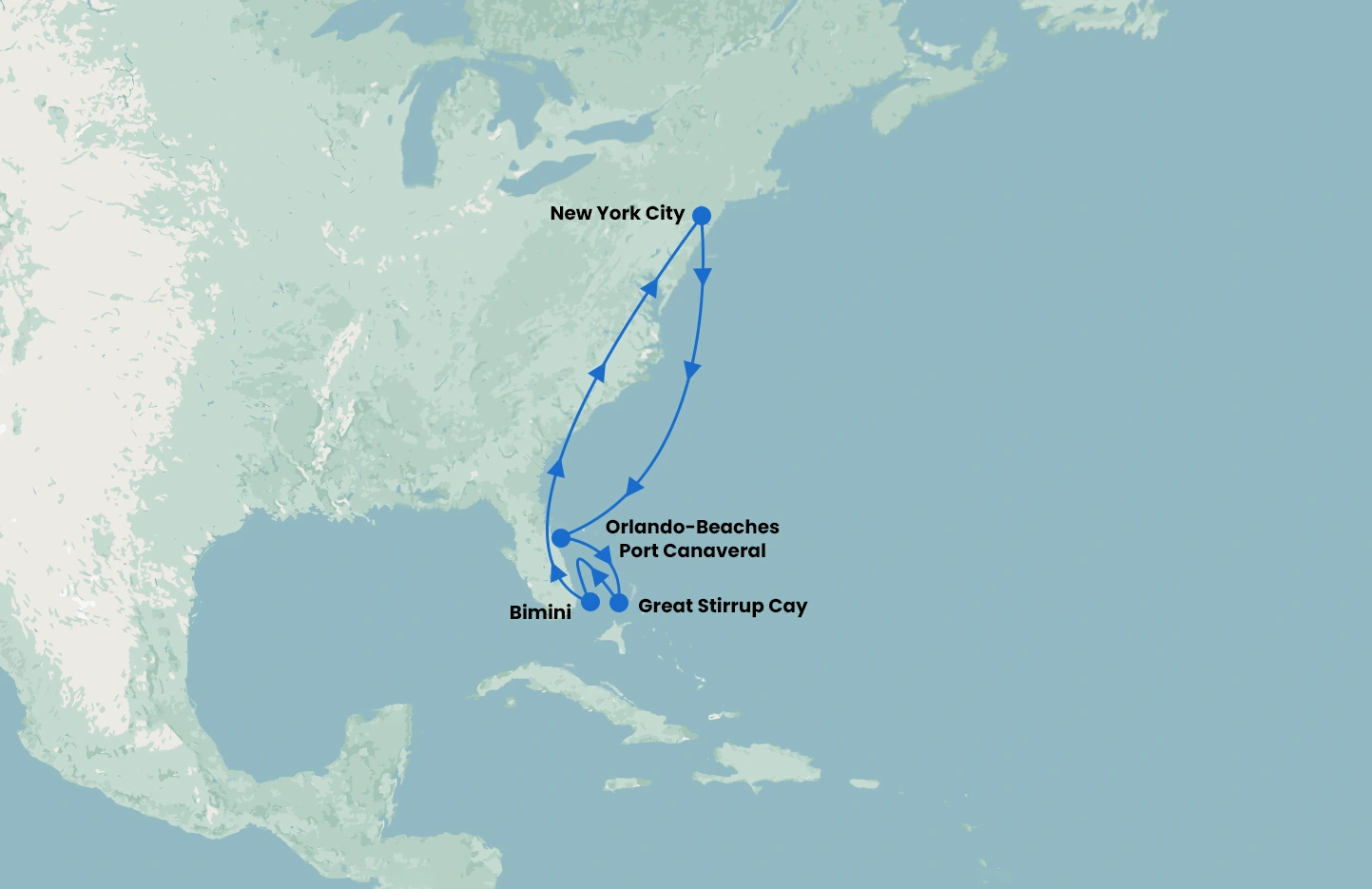 New York City, Bahamas & with Norwegian Bliss for 12 Nights